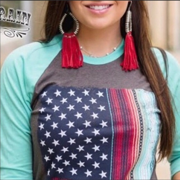 Crazy Train Trail of Tear Drop Leather Earrings - Picture 3 of 5